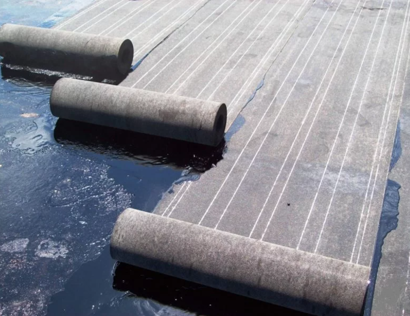 Bitumen dak renovatie en aanleg